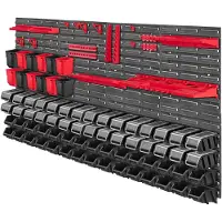 Kadax Toolboard Wall 156x78cm 97 Stück Werkstatt Garage Container