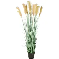Creativ Green Kunstgras "Grasbusch Cortaderia" in opulenter Größe