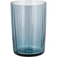Bitz Gläserset Kusintha , blau , Glas , Maße (cm): H: 10,5 Ø: 14