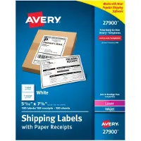 Avery AVE27900 Averyreg; Versandetiketten mit Quittung, 5-1/16 x 7-5/8, 100 St ck (27900)