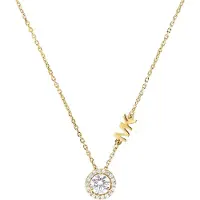 Michael Kors Premium 925 Sterling Zilver Goudkleurige Collier MKC1208AN710 (Lengte : 40.50 - 45.50 cm)