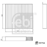 FEBI BILSTEIN Bilstein Filter, Innenraumluft 197754