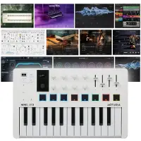 Arturia MiniLab 3 Weiß mit Komplete 15 Standard Upgrade für Komplete Select (Boxed)