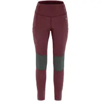 Fjällräven Stretch-Leggings Women Abisko Varm Trekking Tights Port-Iron Grey-M