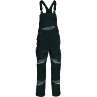 Kuebler Kübler Activiq Cotton+ Latzhose Schwarz/Anthrazit 27