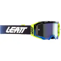 Leatt LeattVelocity5.5Iriz2024UVBlau-SchwarzeMotocross-Brille