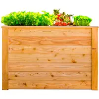 Westmann , Holz Hochbeet, Kräuterbeet "Klassik 100", natur, 100 x 65 x 66 cm (L x B x H)