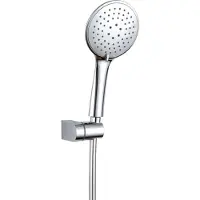 Luzzo Flat Duschset bestehend aus Duschkopf mit Schlauch - Chrom