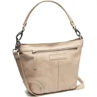 The Chesterfield Brand Leder Umhängetasche Lucy Small Hobo Bag Beige