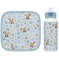 Mepal Lunchbox "Lunchset XL Campus (2025)", bunt (forest friends), B:2cm H:2cm L:2cm, Lebensmittelaufbewahrungsbehälter, Lunchbox, Spülmaschinenfest