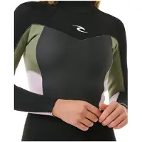 Rip Curl Omega 3/2 Mm Gb Steamer Neopren-anzug Mit Langen Ärmeln Und Reißverschluss Am Rücken Für Damen