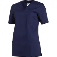 Leiber Kasack Schlupfjacke 08/1249/04, Damen, marine, kurzarm, waschbar bis 60 °C, Größe 50/52