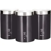 Berlinger Haus Lebensmittelbox, 3er-Set Carbon PRO Line BH-6718