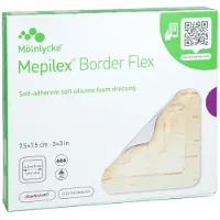 Kohlpharma GmbH Mepilex Border Flex Schaumverb.haft.7,5x7,5 Cm 5 St