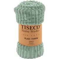 Tiseco Tagesdecke Home Studio Ribble Sage-130 x 160 cm