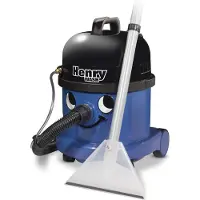 Numatic Henry Wash, 960 W, Trommel-Vakuum, Trocken&Nass, Staubbeutel, 15 l, Schwarz, Blau, Weiß
