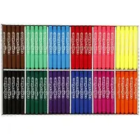 Creativ Company 37345, Schwarz, Blau, Braun, Grün, Rot, Violett, Gelb