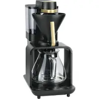 Melitta 1024-11, Filterkaffeemaschine, Eingebautes Mahlwerk, 1515 W, Schwarz, Silber