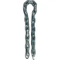 Master Lock 1,5 m lange Kette aus gehrtetem Stahl mit 10 mm Durchmesser, Stahl, 1 cm, Edelstahl, Vinyl, 1,5 m