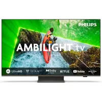 Philips 55PUS8609/12, 139,7 cm (55"), 3840 x 2160 Pixel, LED, Smart-TV, WLAN, Chrom