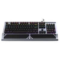 Inca IKG-444, Volle Größe (100%), Kabelgebunden, USB, Mechanischer Switch, RGB-LED, Grau