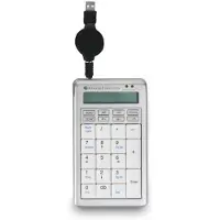 BakkerElkhuizen S-board 840 Numeric Keyboard, USB, PC, 1,2 m, Hellgrau, Weiß