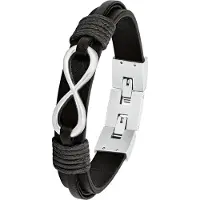s.Oliver sOliver Lederarmband Hauptkollektion - Infinity/Unendlichkeitsschleife 2026136