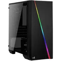 Aerocool PGS CYLON AEROPGSCYLONMINI-TG (Micro ATX, Mini ITX, schwarz)