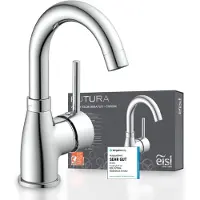 Eisl Waschtischarmatur FUTURA, energiesparender Wasserhahn Bad in Chrom