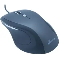 MediaRange MROS202, rechts, Optisch, USB Typ-A, 2400 DPI, Schwarz, Grau