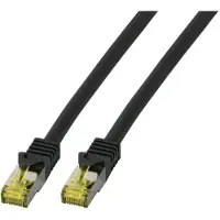 EFB Elektronik MK7001.25B, 25 m, Cat6a, S/FTP (S-STP), RJ-45, RJ-45, Schwarz