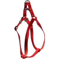 Karlie Art Sportiv Plus Geschirr 1-2-3 Step and Go Mix and Match, Farbe:rot, Größe:60 - 90cm x 25mm