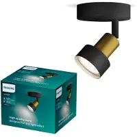 Philips Conduit Decken-/Wandspot, Schienenlichtschranke, GU10, 1 Glühbirne(n), LED, 220-240 V, Schwarz