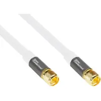 GOOD CONNECTIONS SAT Antennenkabel SmartFLEX, F-Stecker an F-Stecker, vergoldet, vierfach geschirmt, Schirmmass 120dB