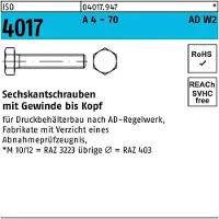 Bufab Sechskantschraube ISO 4017 VG M 16 x 70 A 4 - 70 AD-W2