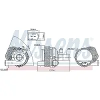 Nissens 831118 Wasserpumpe