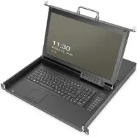 Digitus DS-72220-4ES KVM-Konsole VGA Maus, Tastatur 1920 x 1080 Pixel