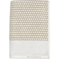 Mette Ditmer Handtuch Grid Sand / Off-White (50 x 100 cm)