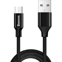 Baseus 6953156260733, 1,5 m, USB A, Micro-USB B, USB 2.0, 0,48 Gbit/s, Schwarz