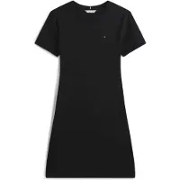 Tommy Hilfiger Shirtkleid "NEW CODY STR SLIM SHORT DRS SS" mit allover Streifendessin, Logo-Flag