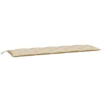 vidaXL Gartenbank-Auflage Beige 180x50x7 cm Oxford-Gewebe