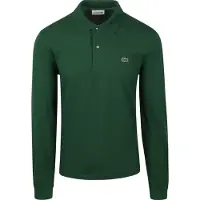 Lacoste Poloshirt L1312 Longsleeve Classic Fit Green Herren-4