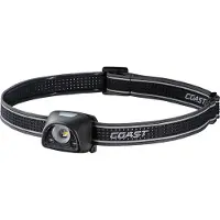 Coast FL1R wiederaufladbare Stirnlampe mit rotem & weissem Licht 200 Lumen