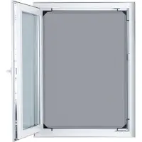 DS Produkte EASYmaxx Insect Protect Teleskop-Insektenschutzgitter mit Netz - anthrazit