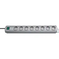 Brennenstuhl Primera-Line Steckdosenleiste 8-fach silber 2m H05VV-F 3G1,5, 1153390128