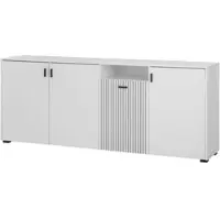 Furn.Design Sideboard in weiß matt Wohn- und Esszimmer Kommode 200 cm Merced