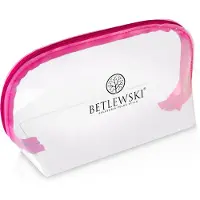 Betlewski BKP-02 rote transparente Holo-Kosmetiktasche