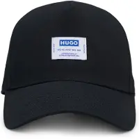 HUGO Herren Merk Kappe Schwarz