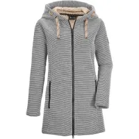 Killtec G.I.G.A. DX Casual Strickfleeceparka/Fleecejacke mit großer Kapuze, Farbe:gebrochenes weiss, Größe:42