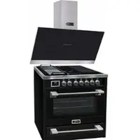 Kaiser HC 93691 IS Elektro Standherd 90 cm + Dunstabzugshaube AT 9440 ECO 90 cm